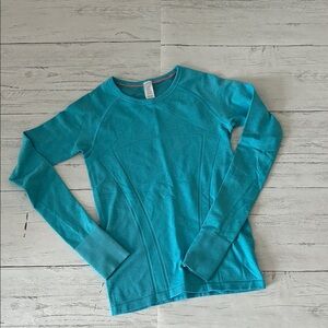Ivivva Turquoise Long Sleeve Tee